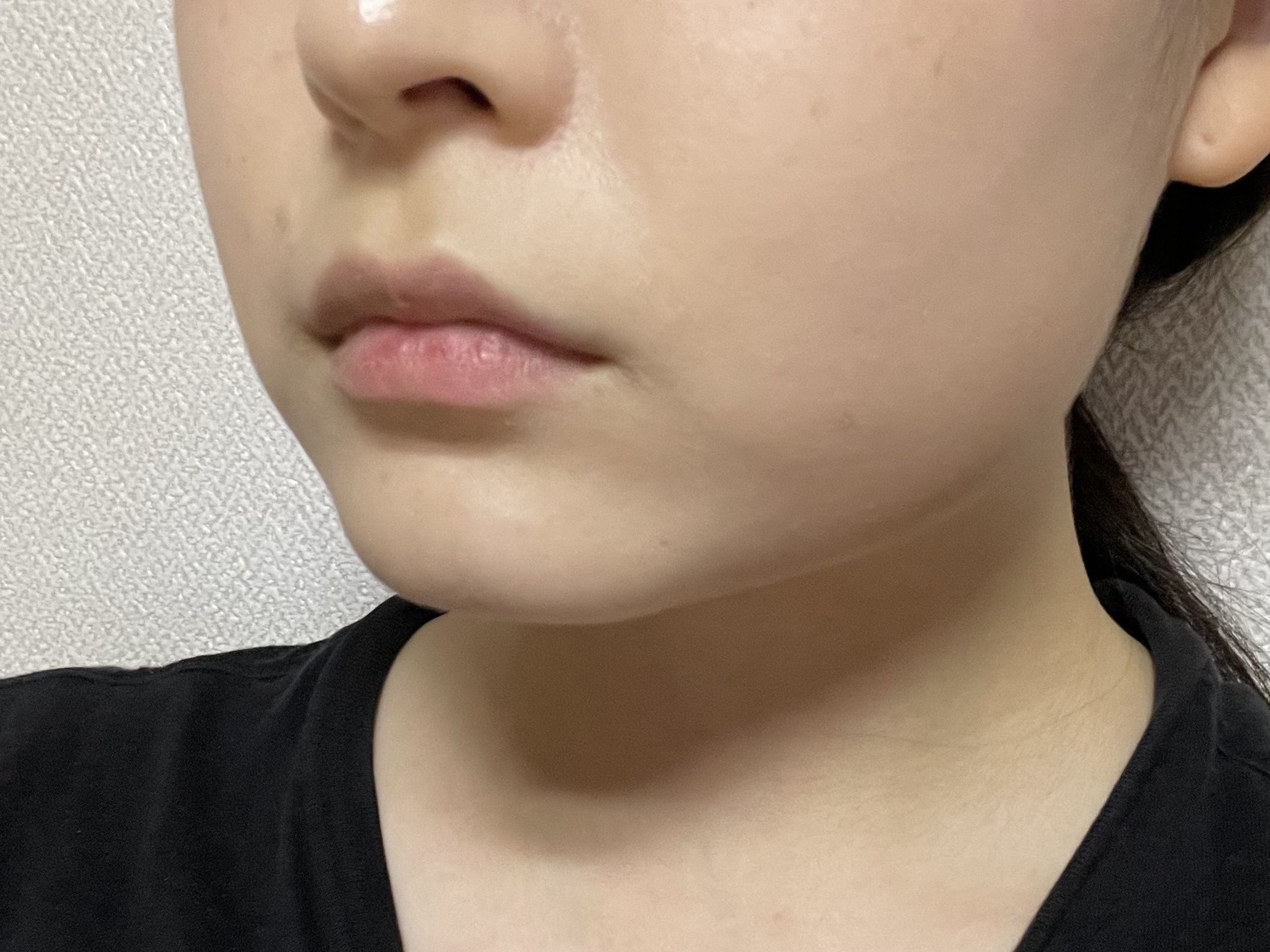 턱선이 보이니까 너무 좋아용